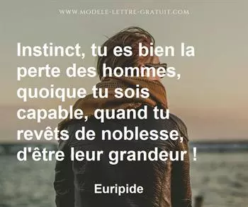 Citation de Euripide