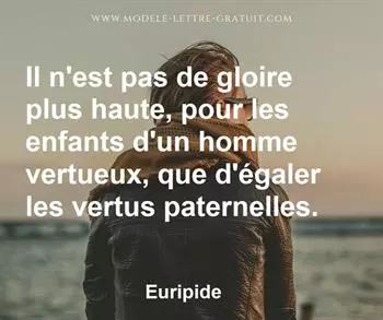 Citation de Euripide
