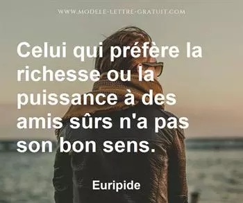 Citation de Euripide