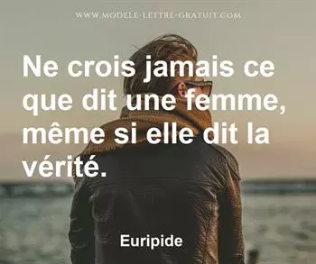 Citation de Euripide