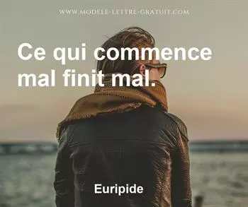 Citation de Euripide