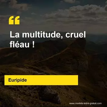 Citation Euripide