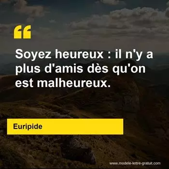 Citation Euripide