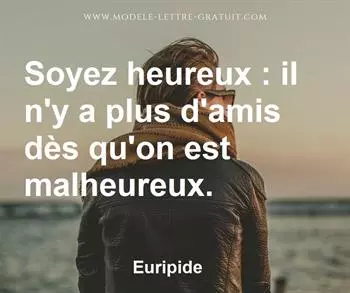 Citation de Euripide