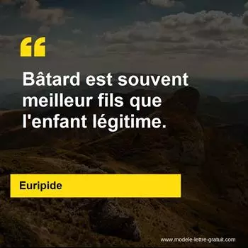 Citation Euripide