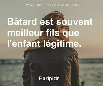 Citation de Euripide