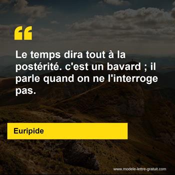 Citation de Euripide