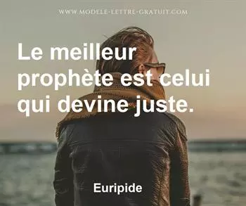 Citation de Euripide