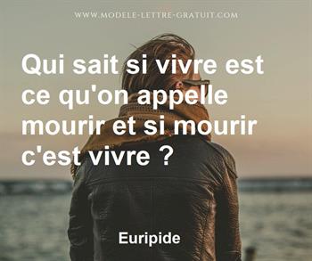 Citation de Euripide