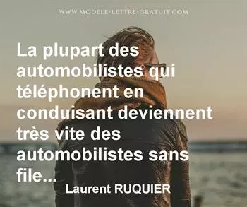 Citation de Laurent RUQUIER