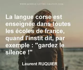 Citation de Laurent RUQUIER