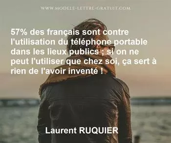 Citation de Laurent RUQUIER