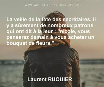 Citation de Laurent RUQUIER