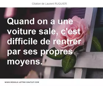 Citations Laurent RUQUIER
