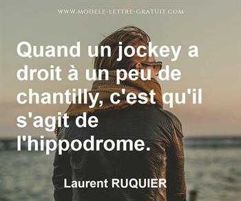 Citation de Laurent RUQUIER