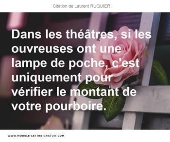 Citations Laurent RUQUIER