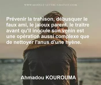 Citation de Ahmadou KOUROUMA