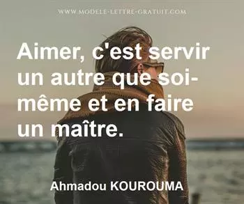 Citation de Ahmadou KOUROUMA