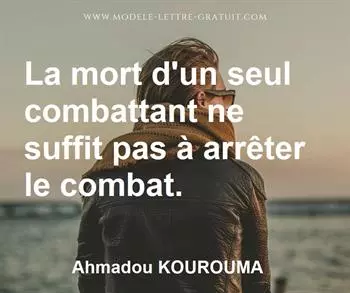 Citation de Ahmadou KOUROUMA