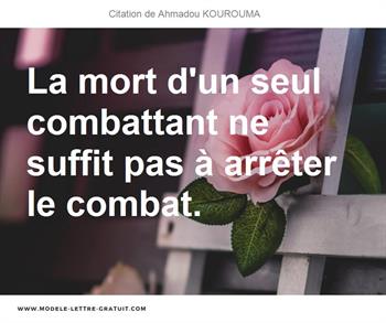 Citations Ahmadou KOUROUMA