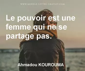 Citation de Ahmadou KOUROUMA