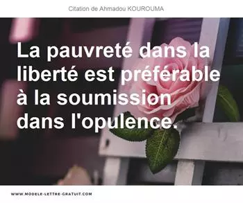Citations Ahmadou KOUROUMA