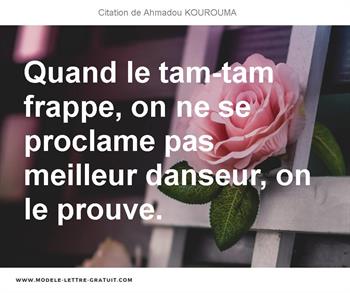 Citations Ahmadou KOUROUMA