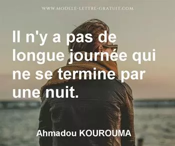 Citation de Ahmadou KOUROUMA