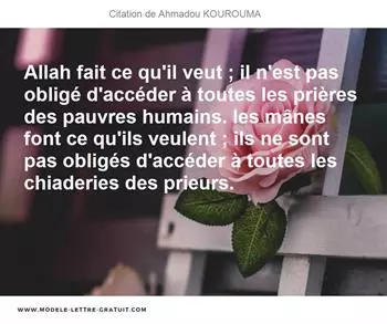 Citations Ahmadou KOUROUMA