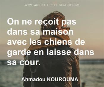 Citation de Ahmadou KOUROUMA