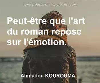 Citation de Ahmadou KOUROUMA