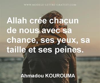 Citation de Ahmadou KOUROUMA