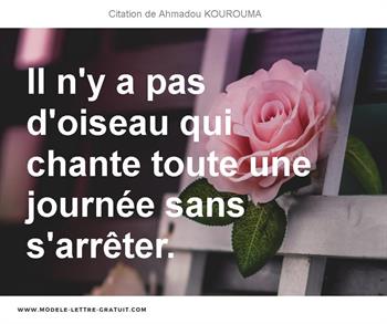 Citations Ahmadou KOUROUMA