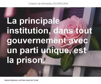 Citations Ahmadou KOUROUMA