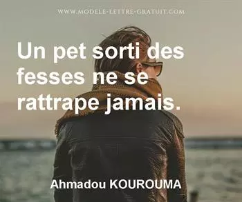 Citation de Ahmadou KOUROUMA