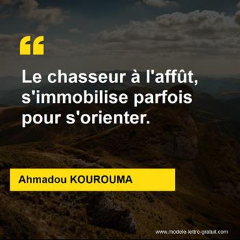 Citations Ahmadou KOUROUMA