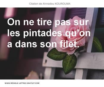 Citations Ahmadou KOUROUMA