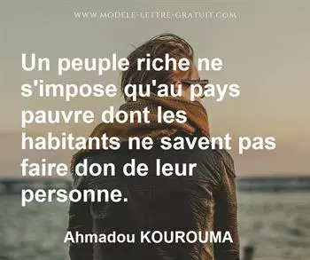 Citation de Ahmadou KOUROUMA