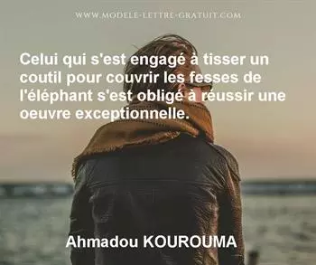 Citation de Ahmadou KOUROUMA