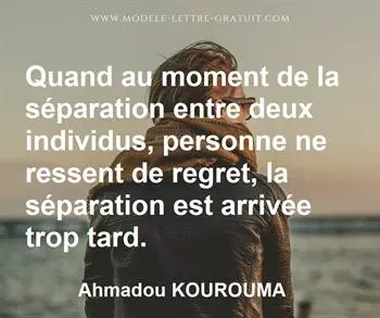 Citation de Ahmadou KOUROUMA