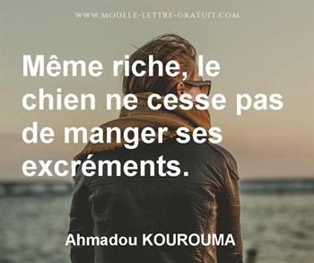 Citation de Ahmadou KOUROUMA