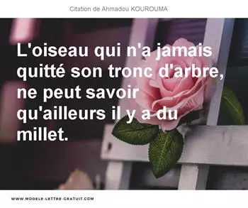 Citations Ahmadou KOUROUMA