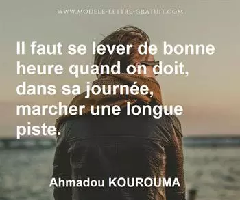 Citation de Ahmadou KOUROUMA