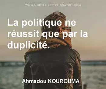 Citation de Ahmadou KOUROUMA