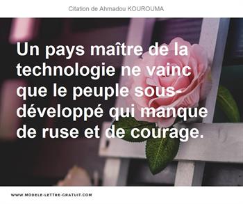 Citations Ahmadou KOUROUMA