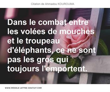 Citations Ahmadou KOUROUMA