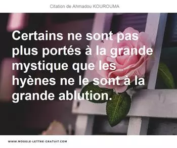 Citations Ahmadou KOUROUMA