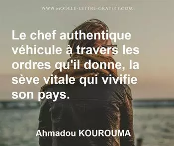 Citation de Ahmadou KOUROUMA