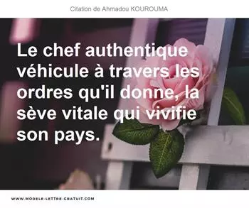 Citations Ahmadou KOUROUMA
