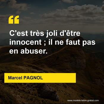 Citations Marcel PAGNOL